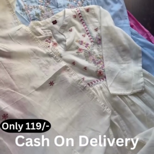 Elegant Pastel Embroidered Kurta Collection – Soft Hues, Timeless Charm