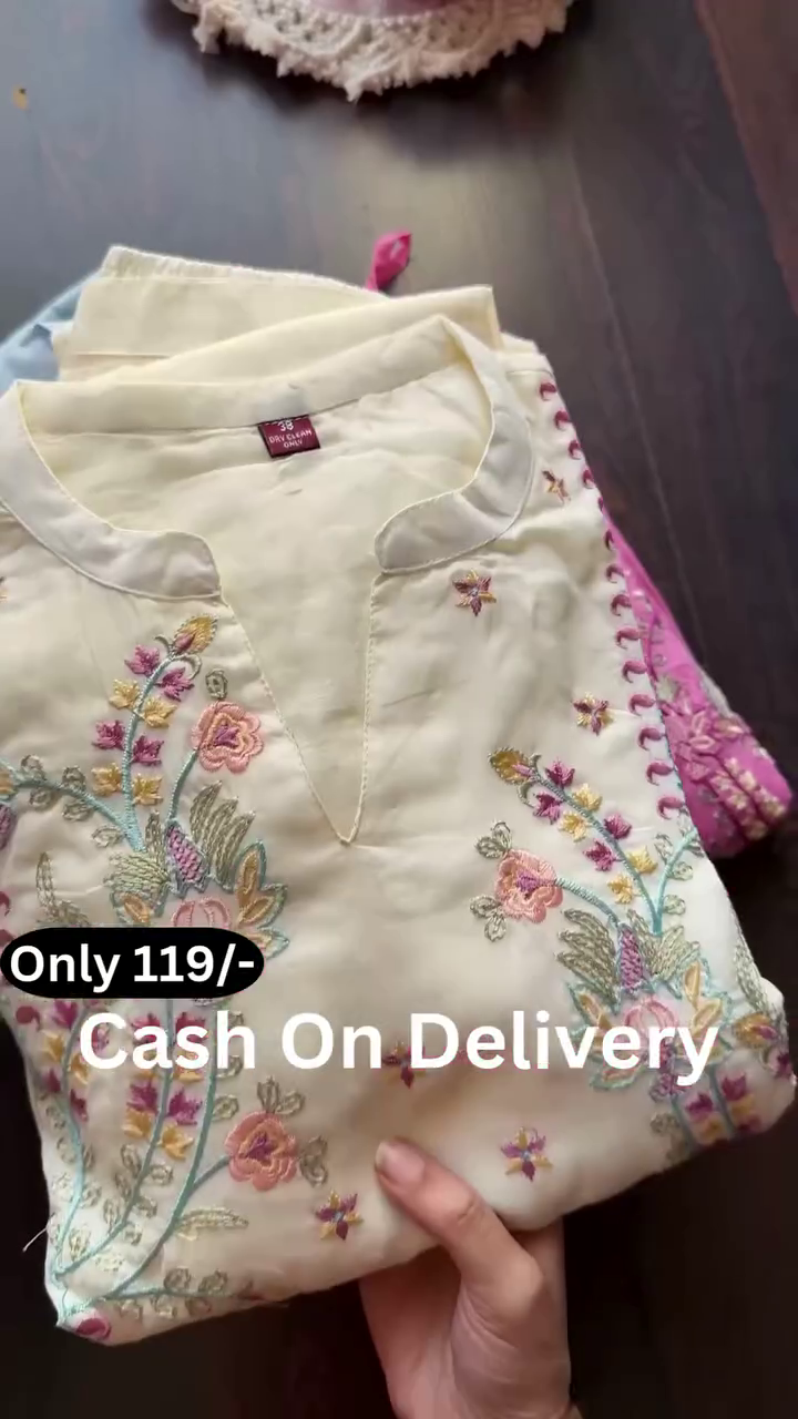 Elegant Pastel Embroidered Kurta Collection – Soft Hues, Timeless Charm - Image 6