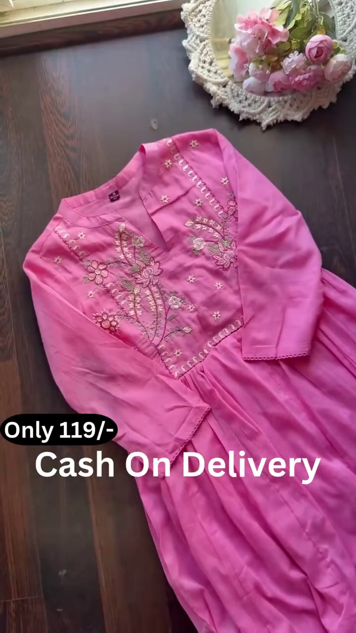 Elegant Pastel Embroidered Kurta Collection – Soft Hues, Timeless Charm - Image 5