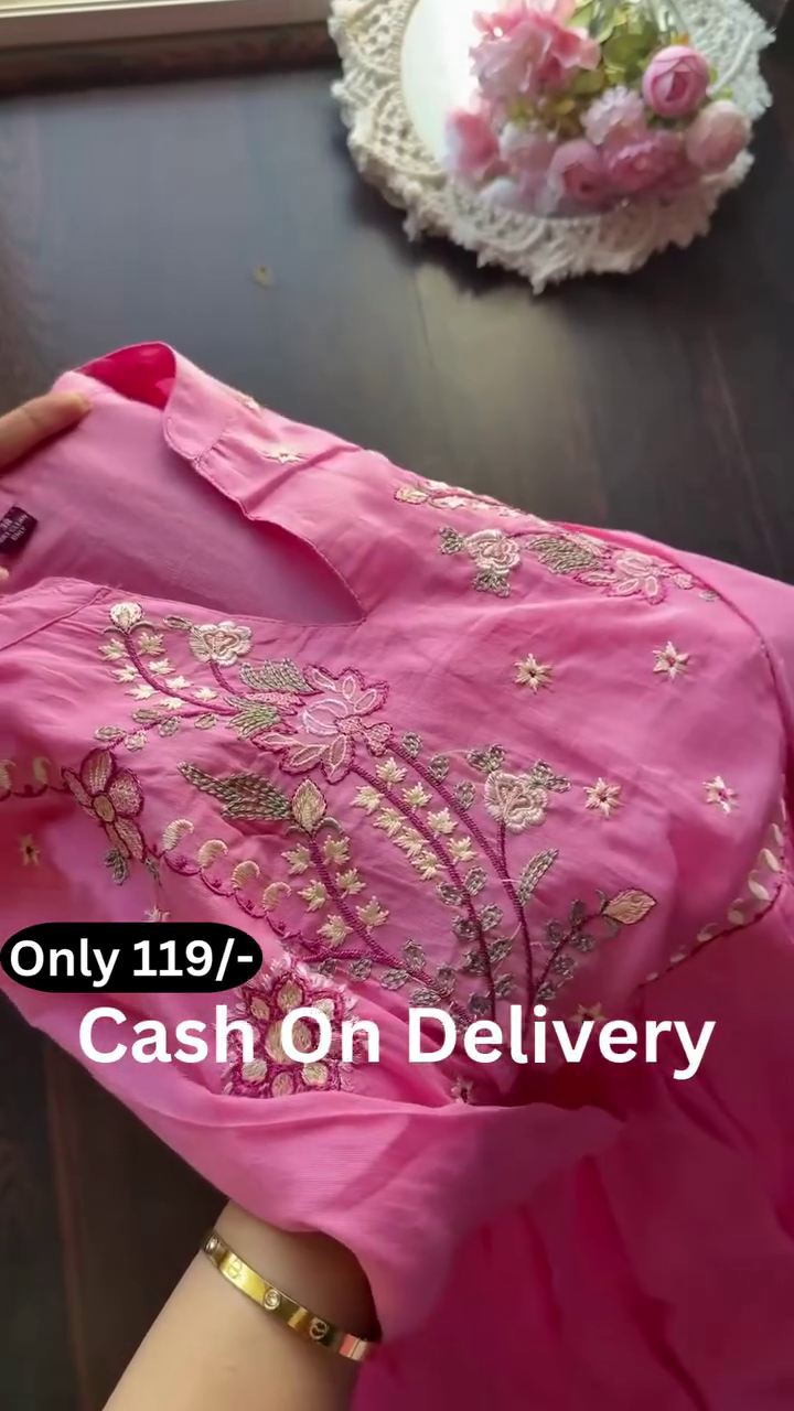 Elegant Pastel Embroidered Kurta Collection – Soft Hues, Timeless Charm - Image 2