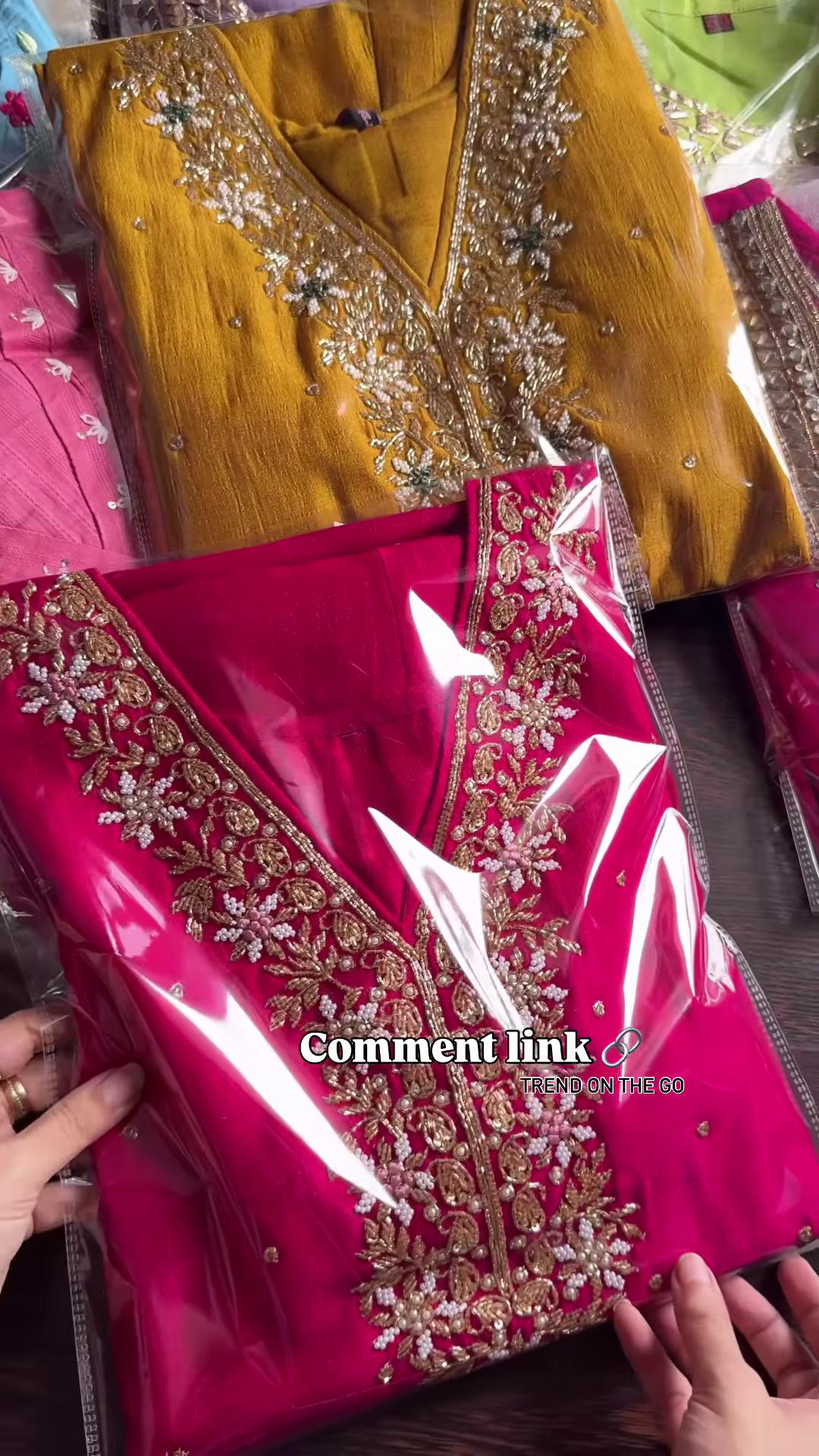 Vibrant Red Embroidered Kurta Collection - Image 6