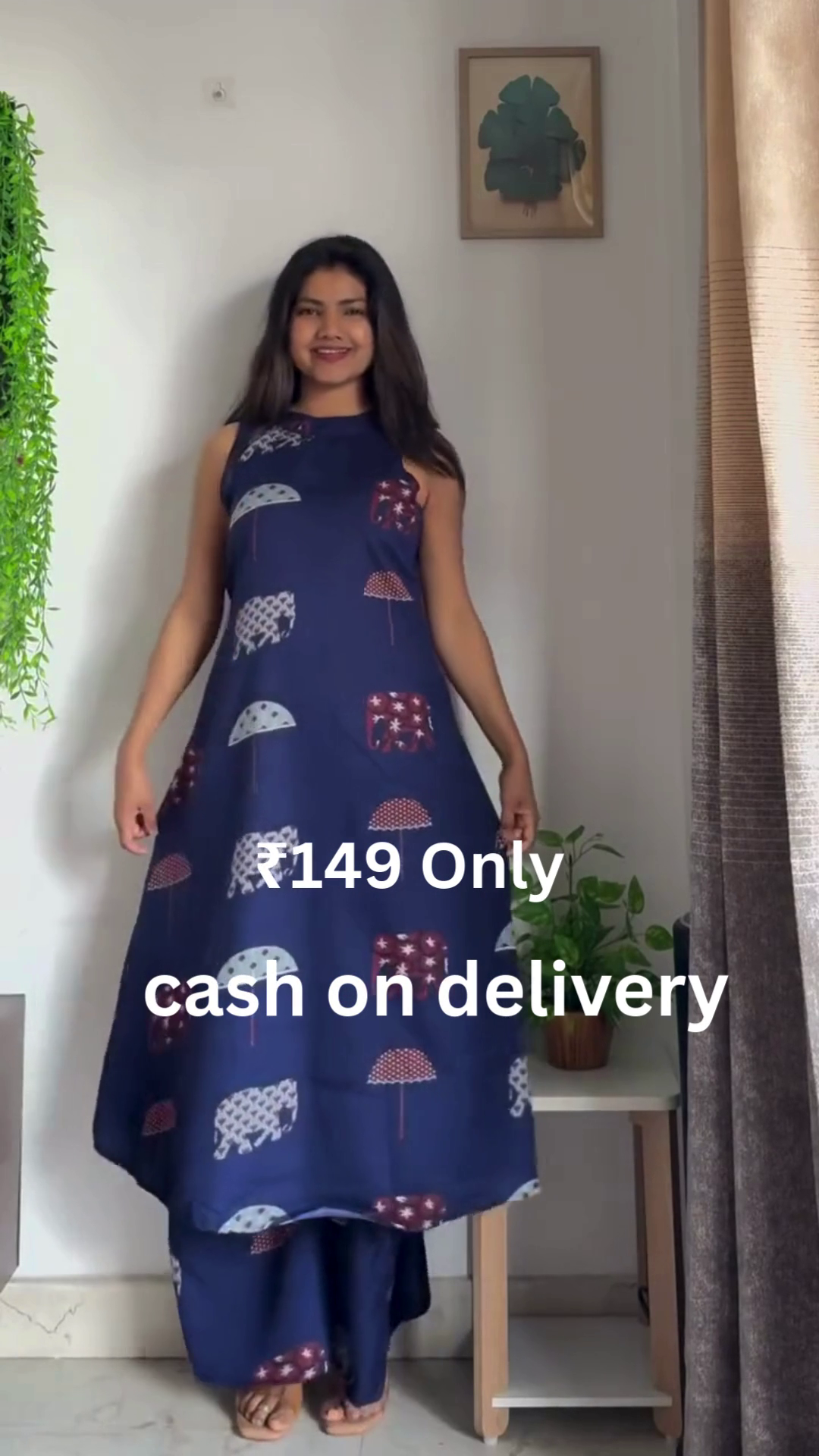 Trendy Printed Sleeveless Dress – Stylish Comfort at ₹149 | Cash on Delivery - Image 11