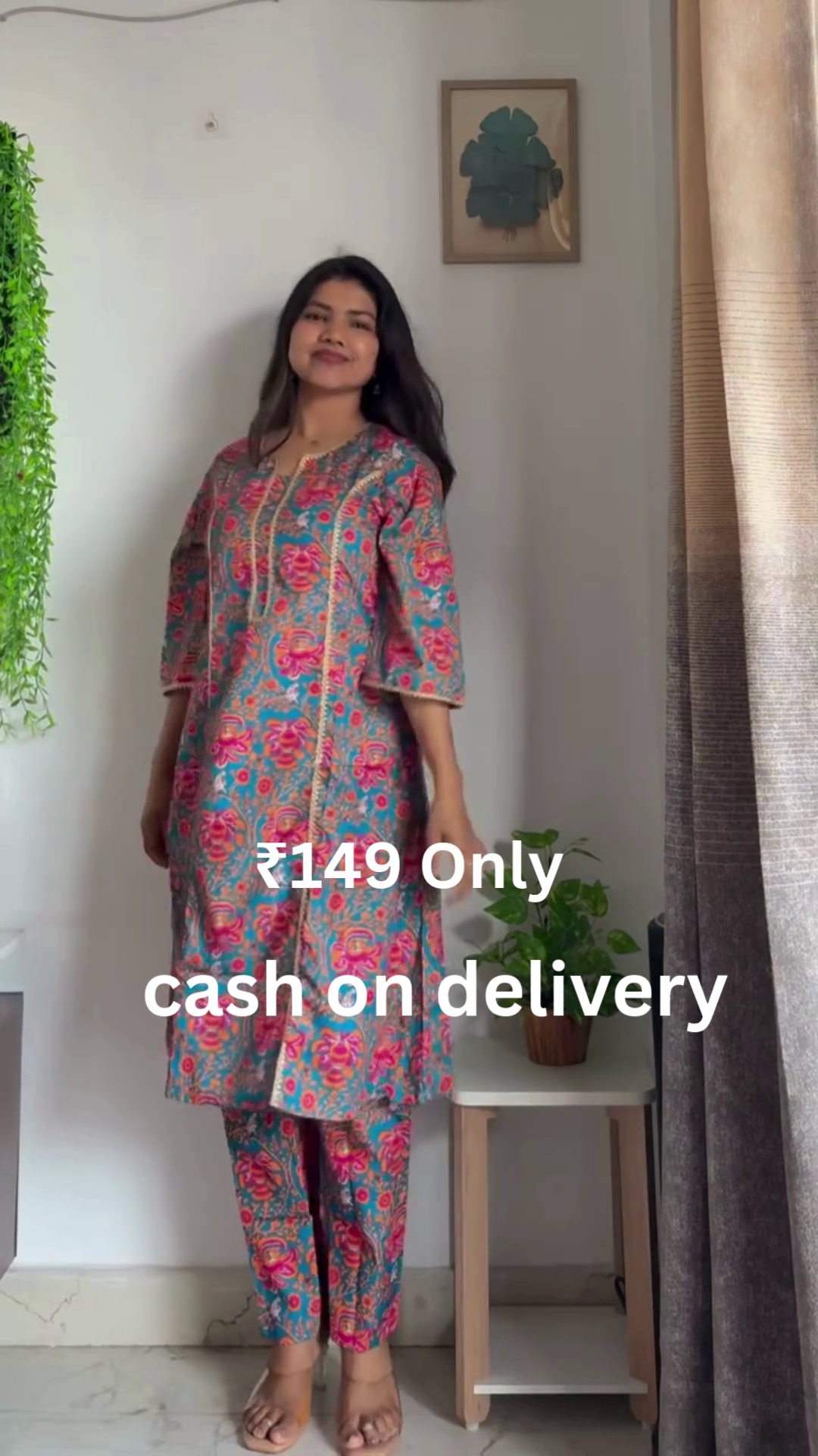Trendy Printed Sleeveless Dress – Stylish Comfort at ₹149 | Cash on Delivery - Image 5