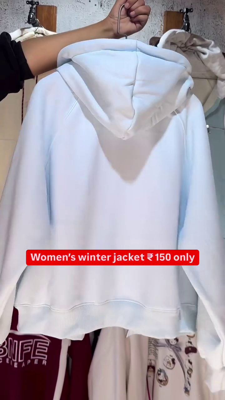 Women’s Winter Jacket – Cozy Zip Hoodie at Just ₹150 - Image 5
