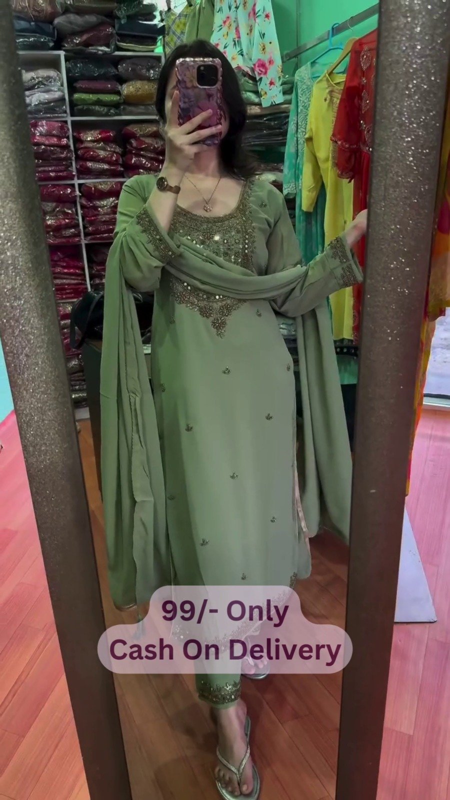 Premium Embroidered Suit – Graceful Ethnic Look