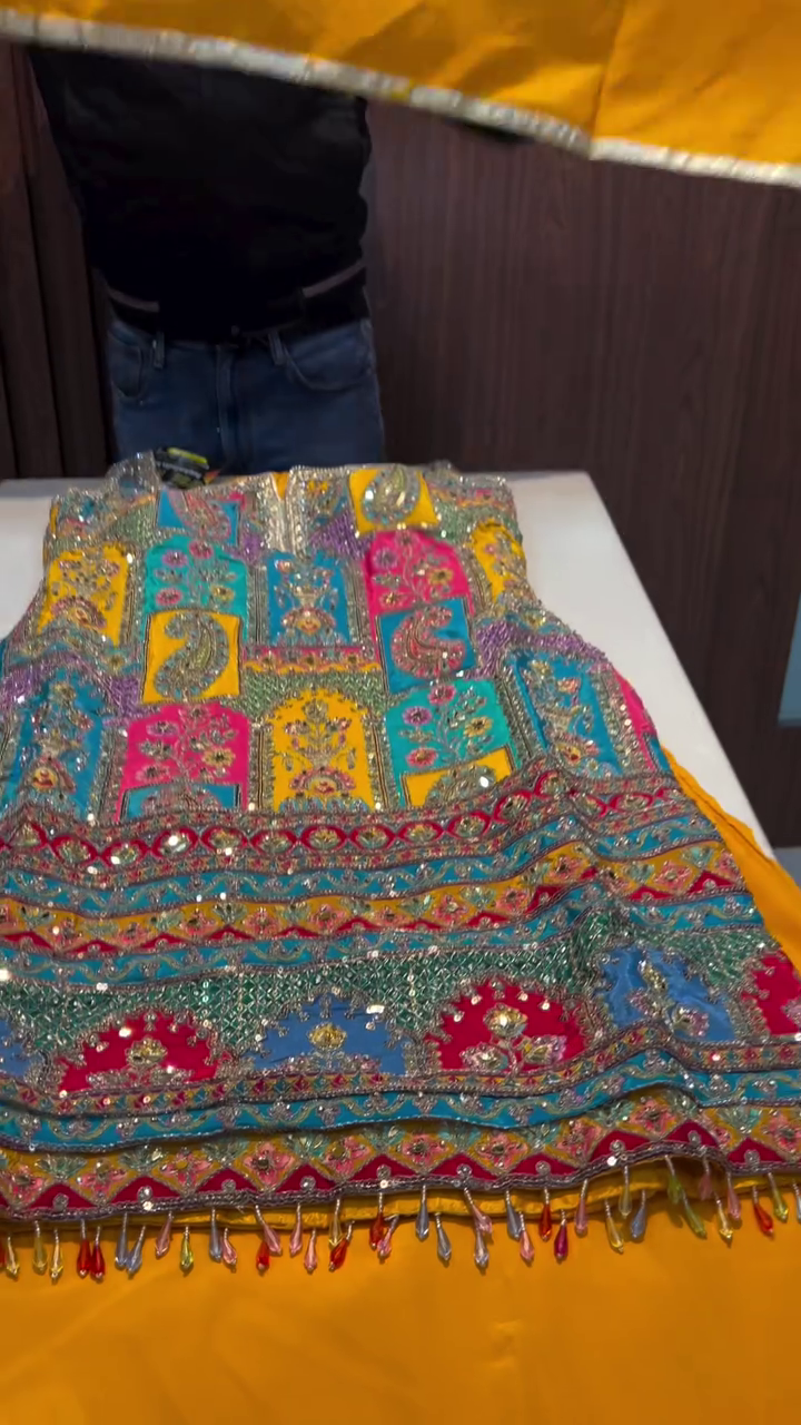 Multicolor Heavy Embroidered Designer Kurti - Image 4
