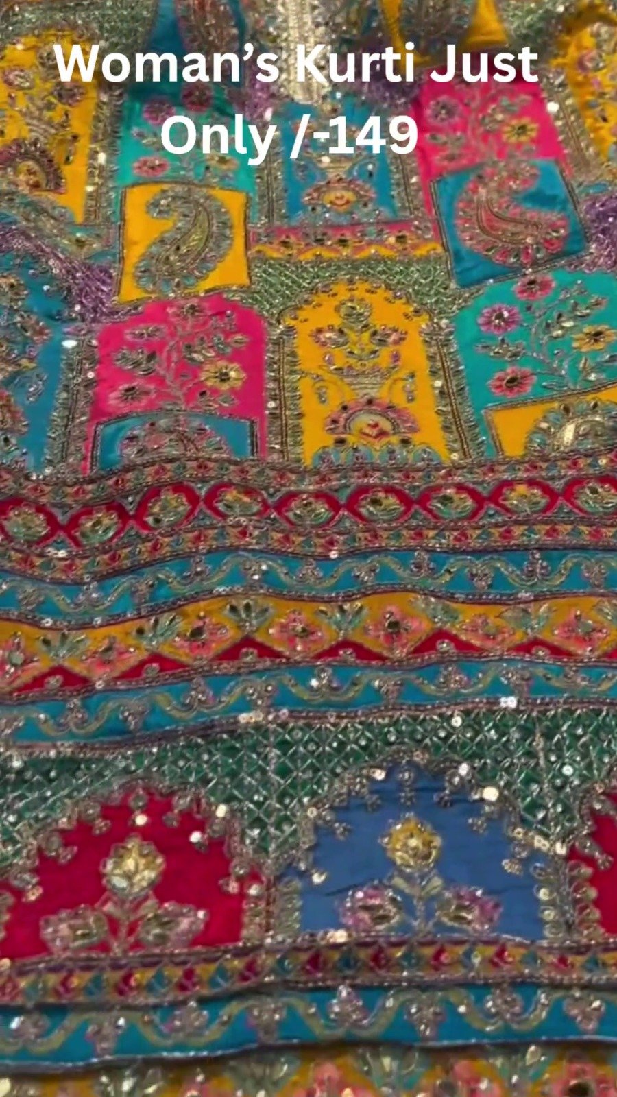 Vibrant Embroidered Kurta Collection - Image 7