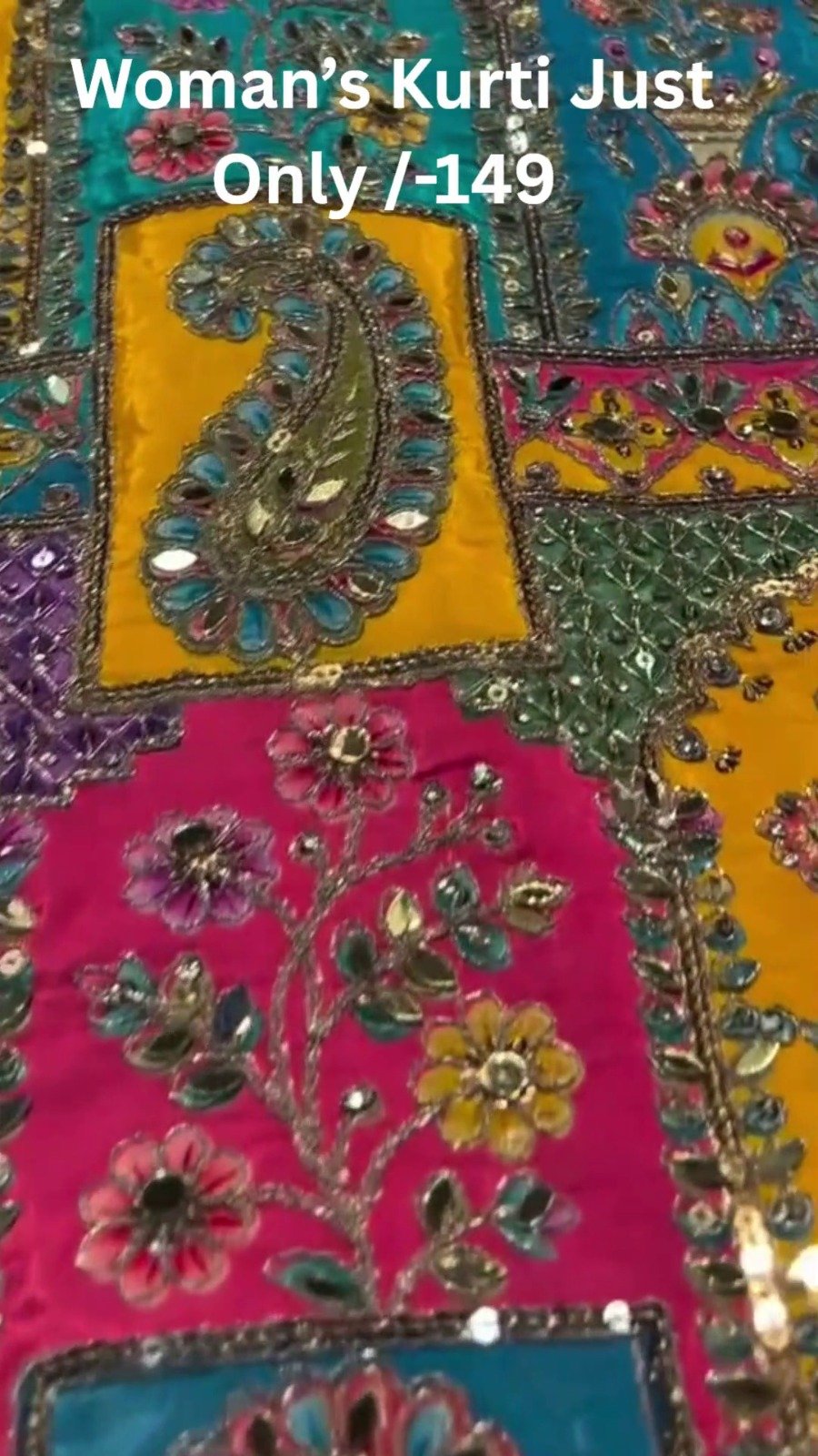 Vibrant Embroidered Kurta Collection